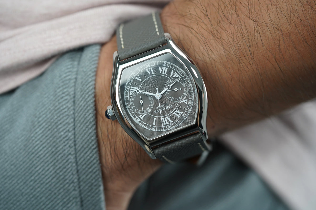 FARASUTE 36 mm-es luxus retro férfi kvarcóra VH64 szerkezetű, rozsdamentes acélból készült sportos divatóra zafírüveggel, vízálló Relogio