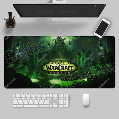 World Of Warcraft 90x40 Large Gaming Mouse Pad Game Desk Play Pad for Csgo Natural Rubber Mat Grande Gamer Xxl Computer Mousepad