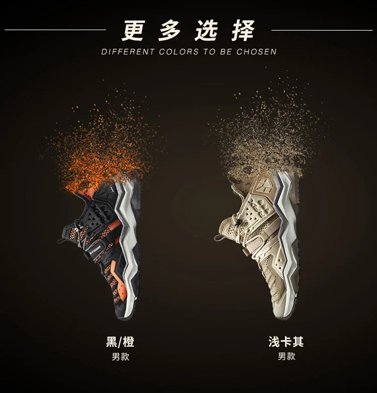 RAX Outdoor Breathable Hiking Shoes for Men Lightweight Walking Trekking Wading Shoes Sport Sneakers Men Outdoor Sneakers Male
