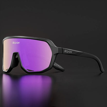 SCVCN New Outdoor Cycling Glasses Bike Sunglasses Men UV400 Eyewear Sports MTB Goggles Bicycle Women Riding Hiking Sunglasses