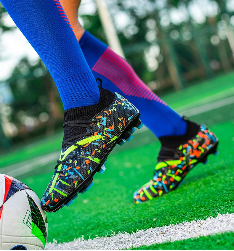 Professionele voetbalschoenen voor heren, ademend mesh, antislip voetbalschoenen, snelle sneakers, modieuze voetbalschoenen voor kunstgras voor heren