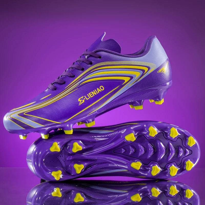 Nouvelles chaussures de football pour hommes, crampons de terrain antidérapants, chaussures de football pour l'entraînement, baskets de haute qualité, futsal, intérieur, vente chaude, extérieur