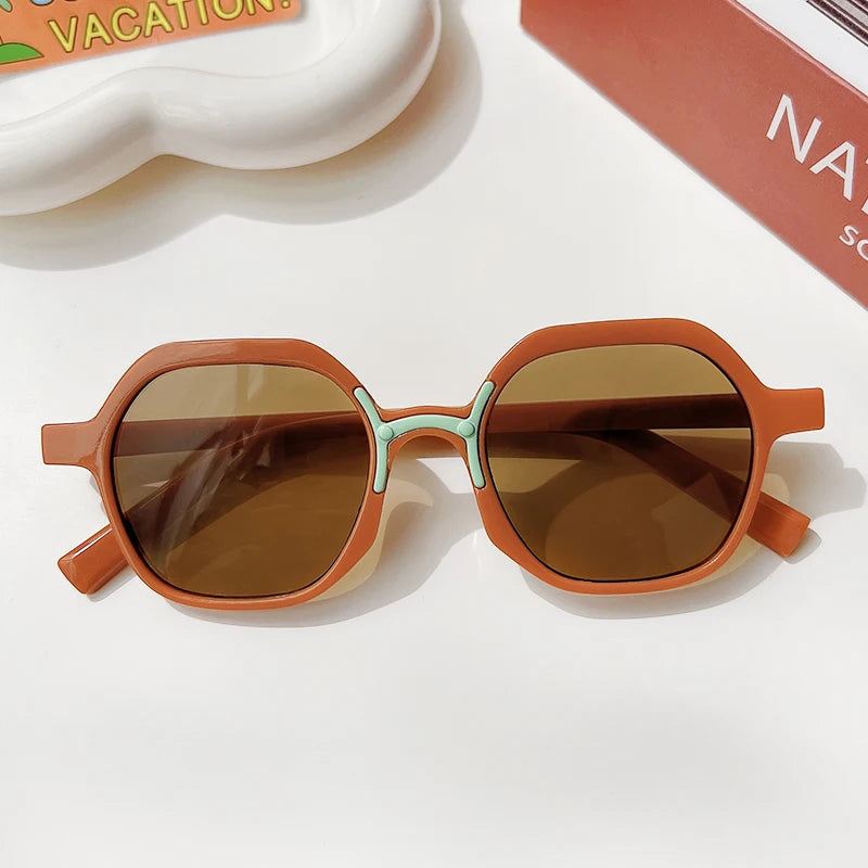 2026 Kids Personality Classic Outdoor Sun Protection Sunglasses Boys Girls Colors Protect Eyes Baby UV400 Sunglasses Children