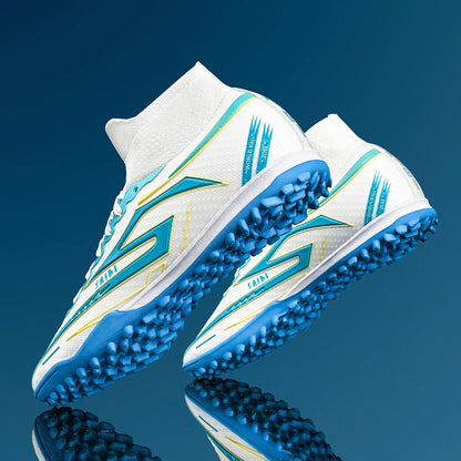 Chaussures de football TF Turf, tissu PU souple, semelle en caoutchouc antidérapante, résistantes à l'abrasion, pour les activités sportives sur le campus
