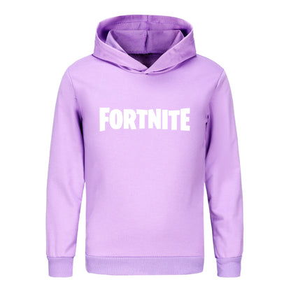 Vaikiškas Fortnite kūdikiškas animacinio stiliaus džemperis su gobtuvu, unisex, berniukams, ilgomis rankovėmis, jaunimui, mergaitėms, laisvalaikio paltukai 1354