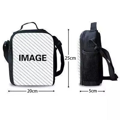 Child Insulated Large Capacity Bag for Boy Hot Game F-FortniteS Girl Student Outdoor Picnic Resuable Thermal Cooler Lunch Box