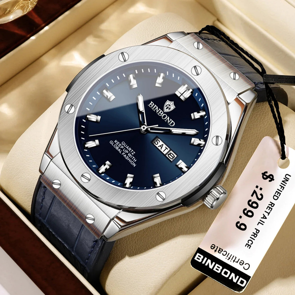 Férfi új, alkalmi, üzleti bőr óra, luxus férfi karóra, automata karórák, férfi divatkarórák, kvarc karórák, Relojes De Hombre