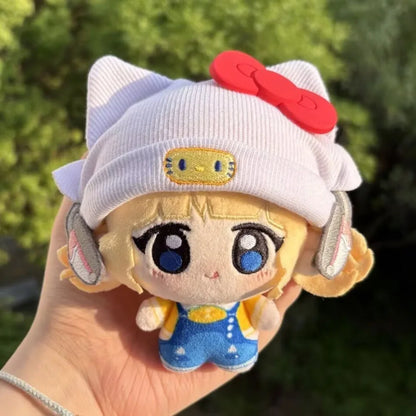 10cm Overwatch Juno Plüschtier-Anhänger, Cartoon OW Juno Plüschspielzeug für Rucksäcke, Fan-Sammlerfigur, Geburtstagsgeschenk