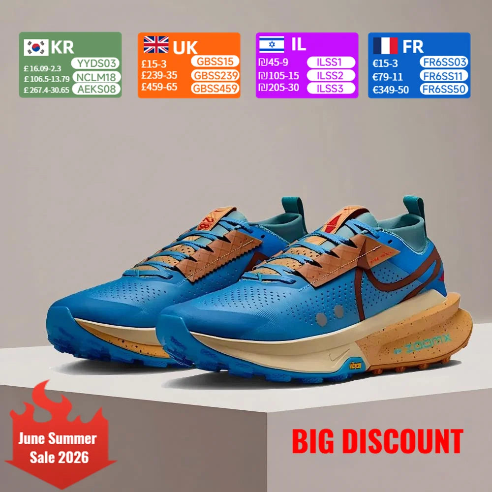 Nike ZEGAMA 2 férfi futócipő – csúszásgátló, strapabíró, lélegző, könnyű, párnázott, stílusos, sokoldalú FD5190-401