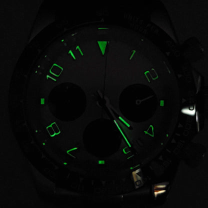 20 color Business 39mm Quartz Watch Men's Timing Sapphire Crystal VK63 Movement Calendar Luminous Blue Dial Stainless Steel Stra