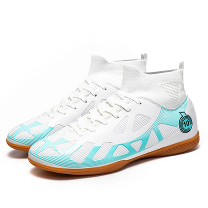 2026 New Professional Indoor Flat-Bottomed Football Shoes Teenagers Durable Comfortable Training Shoes Adult Non-Slip Soccer Shoes