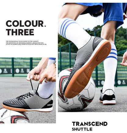 Indoor Soccer Cleats Men Professional Futsal Shoes Anti-Skid Men’s Football Boots Original Hard Court Chuteira Society Futebol