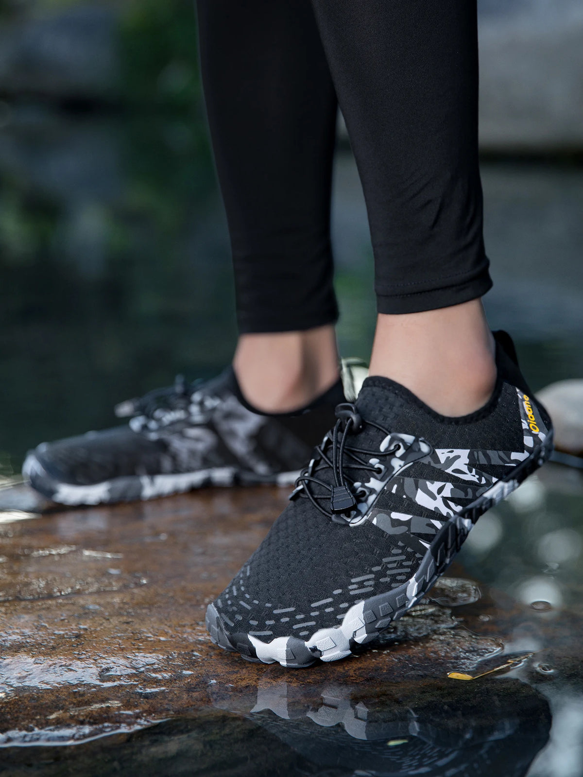 Oiaano New Camo Uomo Donna Scarpe da spiaggia ad asciugatura rapida Stivaletti da acqua a piedi nudi Sneaker acquatiche da uomo Sportive da passeggio