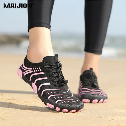 Barefoot Beach Aqua Shoes for Men and Women Quick-Dry Summer Water Shoes Outdoor Wading Sneakers Lightweight Water Sports Shoes