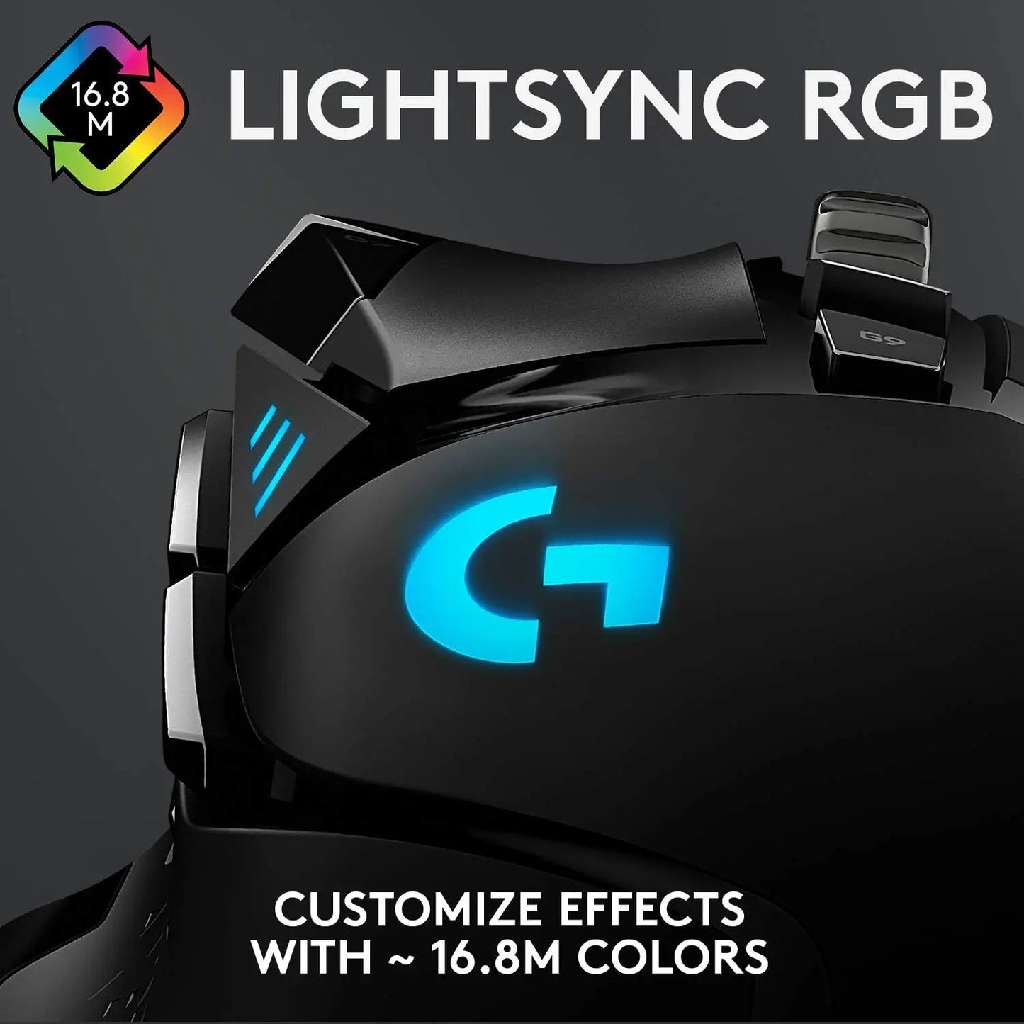 Logitech G502 HERO High Performance kabelgebundene Gaming-Maus, HERO 25K Sensor, 25,600 DPI, RGB, anpassbare Gewichte, 11 Tasten, PC/Mac-Maus