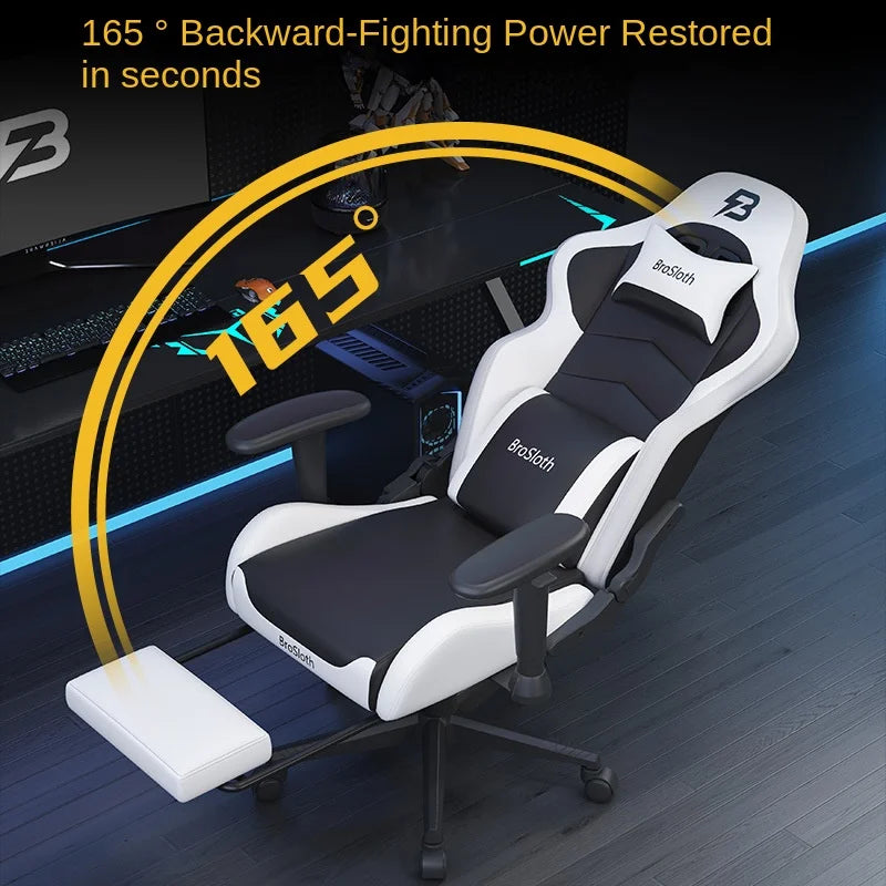 S8 Gaming Chair with 3D Armrests, Adjustable Backrest, Computer Office Chair, Nylon Feet, Gaming Streamer Chair