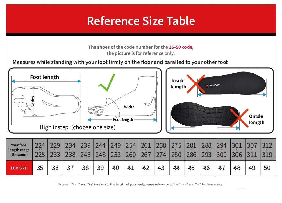 Zapatillas de running ligeras Baasploa para hombre, cómodas zapatillas casuales de diseñador en malla con cordones para hombre, deportivas de exterior y tenis
