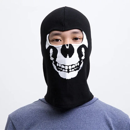 Unisex Ghost Print Skull Motorcycle Face Mask War Game Call Of Duty MWII 2022 COD Ghost Simon Riley Balaclava Mask For Adult