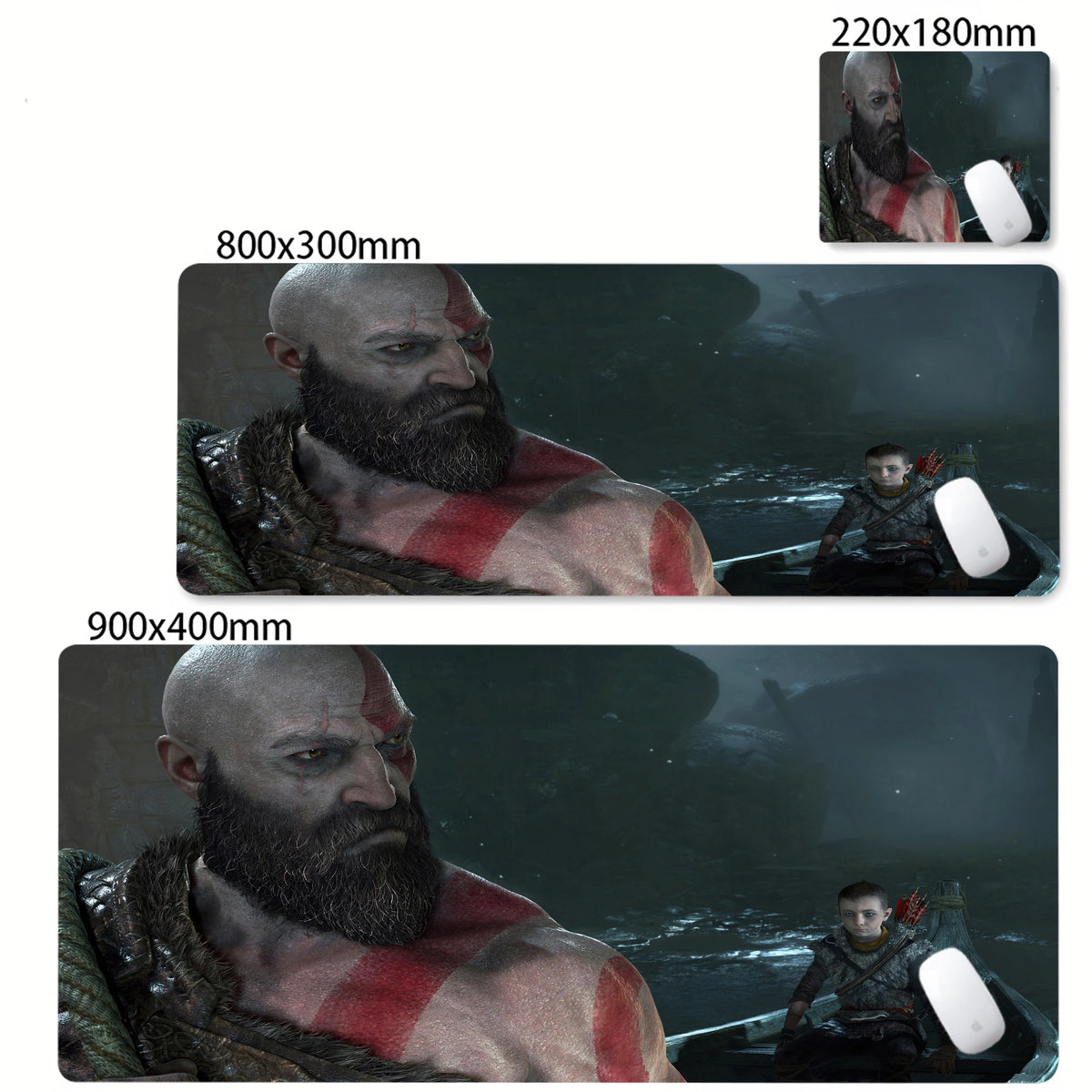 XXL egérpad God of War íróasztali szőnyeg PC-s játék kiegészítők billentyűzet számítógépes egérpad játékosok számára nagy szekrény irodai asztal szőnyeg