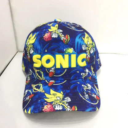 Șapcă de baseball 3D „Shadow the Hedgehog” pentru adulți și copii, cu imprimeu Sonic, Amy, Tails și Knuckles, cu margine plată și limba de rață, cadou