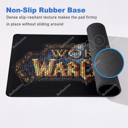 World Of Warcraft 90x40 Large Gaming Mouse Pad Game Desk Play Pad for Csgo Natural Rubber Mat Grande Gamer Xxl Computer Mousepad