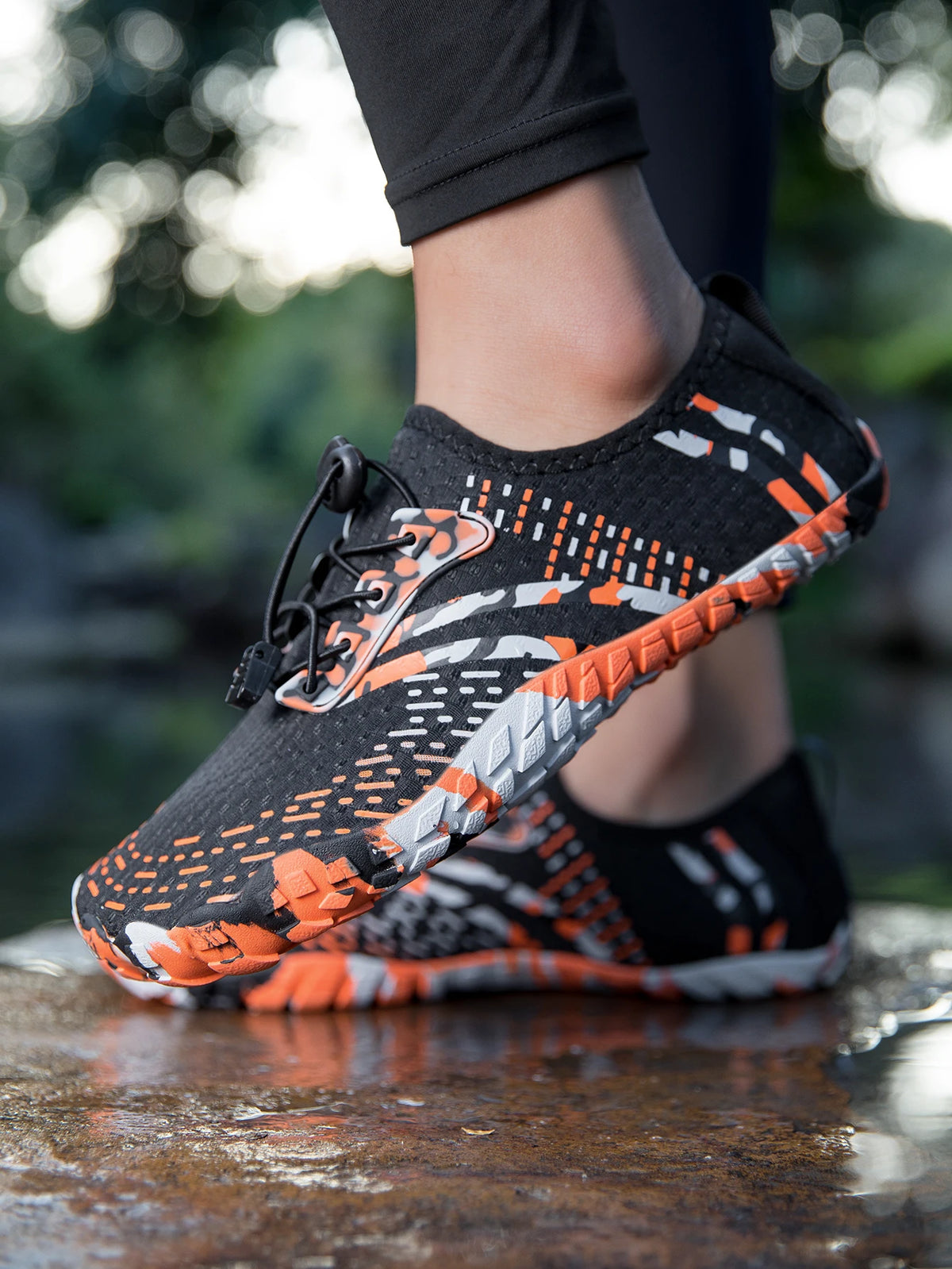Oiaano New Camo Uomo Donna Scarpe da spiaggia ad asciugatura rapida Stivaletti da acqua a piedi nudi Sneaker acquatiche da uomo Sportive da passeggio