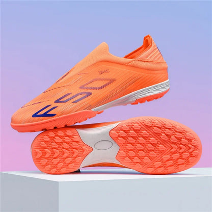 Nouvelles chaussures de football pour hommes, chaussures de match en extérieur, baskets de soccer, chaussures montantes de haute qualité, crampons antidérapants pour futsal et terrain synthétique, meilleures ventes