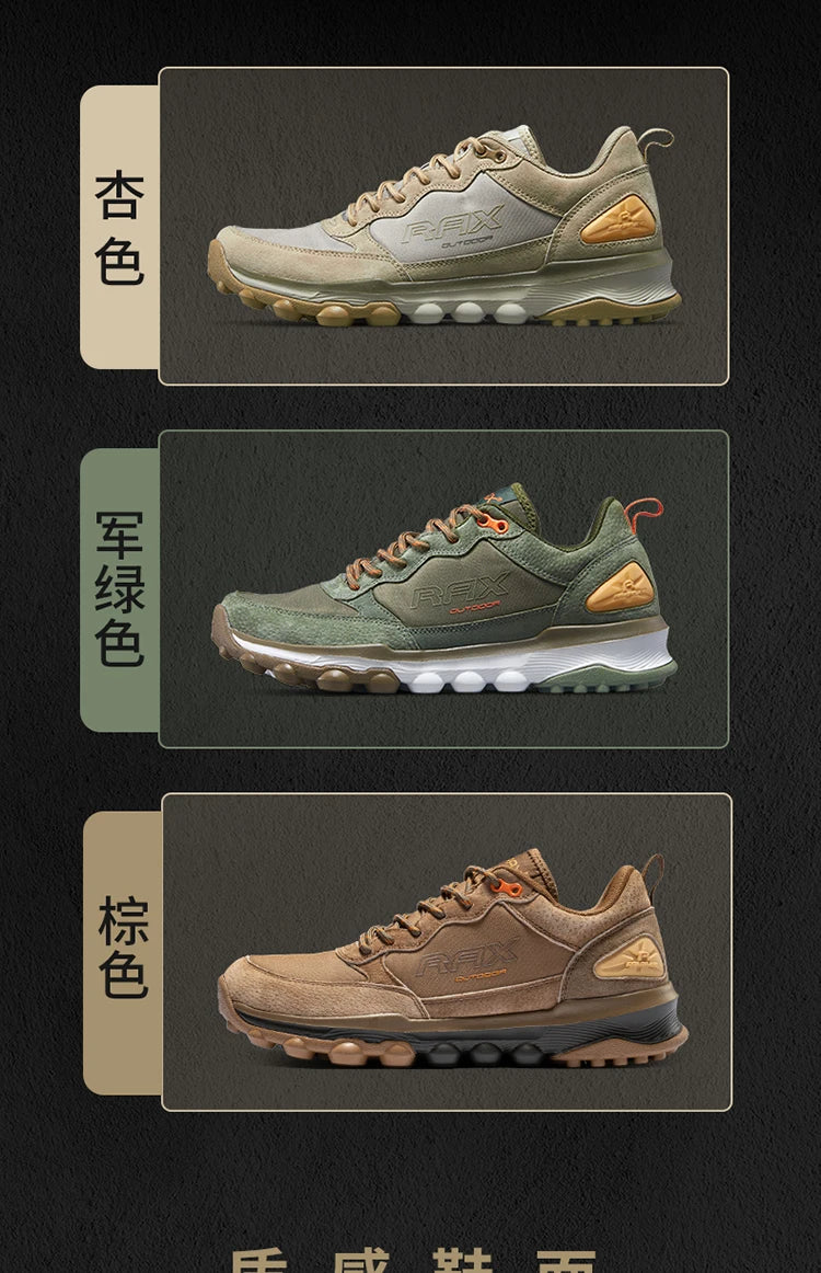 RAX Outdoor Breathable Hiking Shoes for Men Lightweight Walking Trekking Wading Shoes Sport Sneakers Men Outdoor Sneakers Male