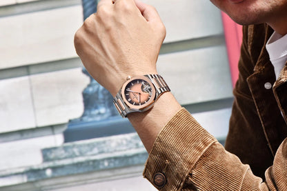 2025 New PAGANI DESIGN Rose Gold Men's Watches Tourbillon Mechanical Wristwatches Luxury Automatic Watch Men AR Sapphire Mirror
