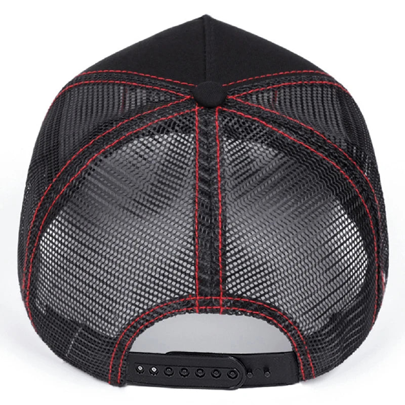 2025 New Truck Hat STATION Motorcycle Men's Street Skateboarding Hat Hip Hop Hat Women's Leisure Sunshade Baseball Hat Mesh Hat