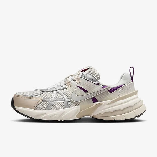 Nike's New High-Density Foam Sole Cushioning and Wear-Resistant Training Running Shoes for Men and Women, Classic V2K Run Prm Lightweight and Comfortable Outdoor Sports Running Shoes, Trendy Retro Style Fashionable Versatile