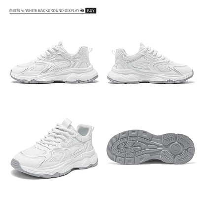 Men's speed casual sneakers spring summer soft-sole anti-slip breathable outdoor running shoes fashion Youth Joker sports shoes
