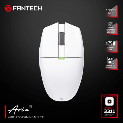 FANTECH Aria XD7E 2.4G Wireless Gaming Mouse PixArt 3311 1000Hz 59g Lightweight Gamer Mice For PC Laptop