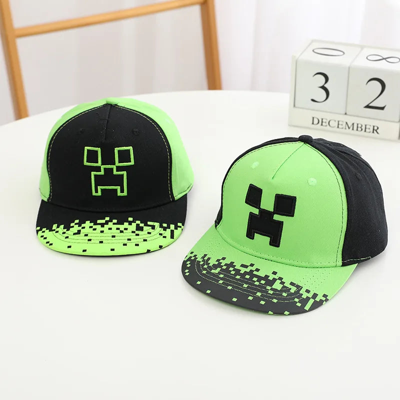 Cyberpunk-spil Totem of Undying Hat Cosplay Unisex Pixel Block Baseballkasket Solhat Udendørs tilbehør