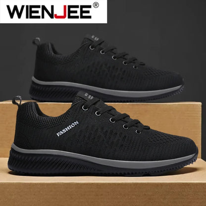 Strick-Laufschuhe für Herren und Damen, lässige Sneaker, atmungsaktive Sportschuhe für Lauftraining, Fitnessstudio und Outdoor, leicht, Größe 38-47