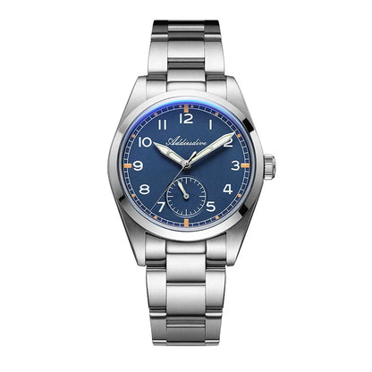 Reloj de cuarzo ADDIESDIVE de 36mm para hombre VH60, luminoso BGW9, cristal abombado tipo burbuja, cubierta de vidrio, resistente al agua 10Bar, acero inoxidable