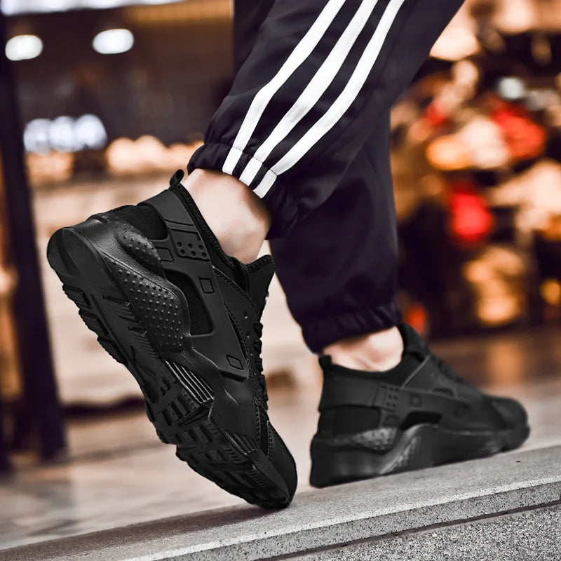 Ανδρικά Sneakers Μόδας, Ελαφριά, Άνετα και Διαπνέοντα Αθλητικά Παπούτσια για Άνδρες, Παπούτσια Πεζοπορίας Καλοκαιρινά από Δίχτυ, Επίπεδα Κόκκινα Παπούτσια Τένις