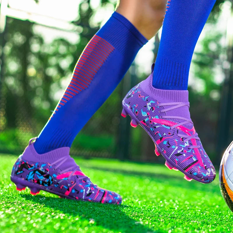 Professionele voetbalschoenen voor heren, ademend mesh, antislip voetbalschoenen, snelle sneakers, modieuze voetbalschoenen voor kunstgras voor heren