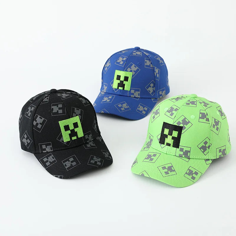 Cyberpunk-spil Totem of Undying Hat Cosplay Unisex Pixel Block Baseballkasket Solhat Udendørs tilbehør