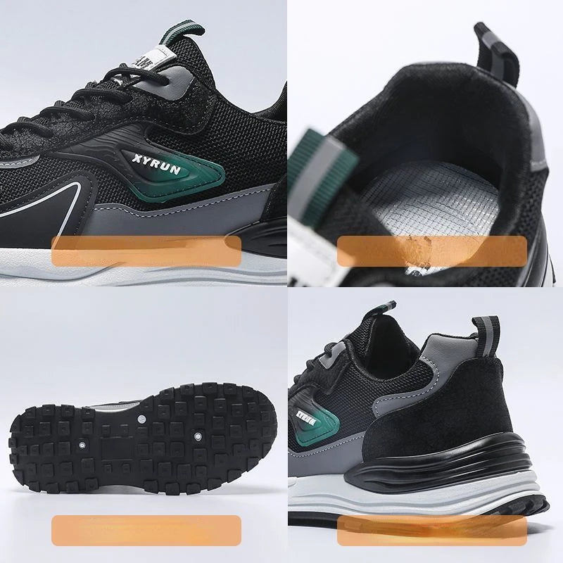 Chaussures de sport polyvalentes en maille pour hommes, baskets respirantes de marque, chaussures de course antidérapantes, chaussures de sport à plateforme, Tenis Masculino