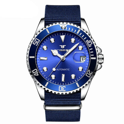 Montres-bracelets mécaniques BINBOND pour hommes, luxueuses, lumineuses, étanches, automatiques, à tourbillon, squelette