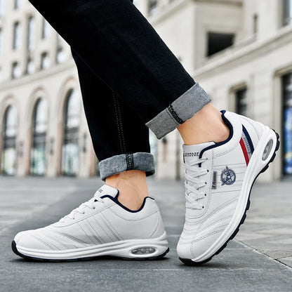 Chaussures de sport pour hommes grande taille respirant confortable résistant à l'usure Snekaers semelle souple chaussures de course plates décontractées pour homme