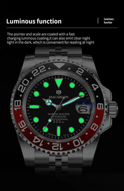 2026 NEW MACARLON Design 41MM Luxury Machinery watch Men sapphire glass Stainless Steel Waterproof Automatic Mechanical Watch