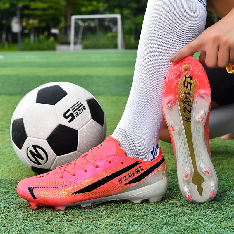 Nouvelles chaussures de football pour hommes, crampons, chaussures de football unisexes TF/FG, chaussures de futsal professionnelles, ultra-légères, de haute qualité, baskets en promotion.