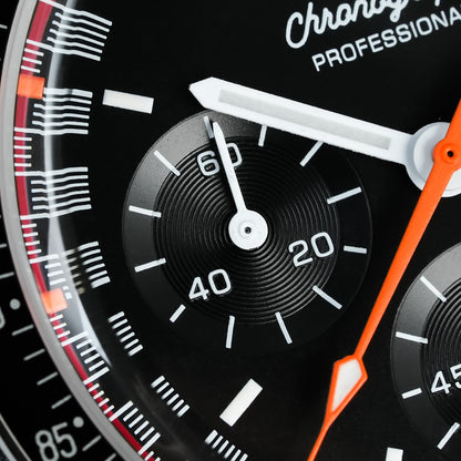 Orologio da uomo Watchdives New Wd1863 al quarzo VK63, cronografo con vetro zaffiro bombato, impermeabile, 39 mm, in acciaio, top brand, orologio business di lusso