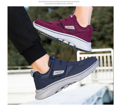 Chaussures de marche unisexes confortables, légères, respirantes, antidérapantes, à bout large, baskets décontractées, chaussures de marche toutes saisons