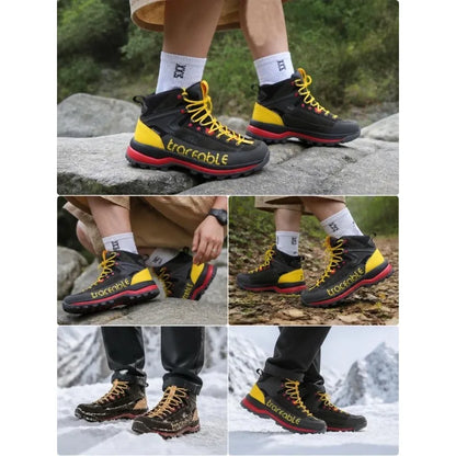 Nouveauté 2026 : chaussures d'escalade pour hommes et femmes, baskets de trekking de qualité supérieure, chaussures de randonnée antidérapantes, chaussures de sport montantes pour la salle de sport