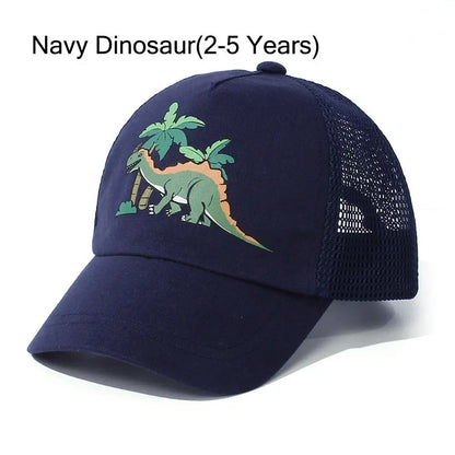 Toddler Baseball Hat Sun Protection Baby Cap Adjustable Fit Mesh Baseball Hat Outdoor Beach Sun Cap for Kids 1-5Years