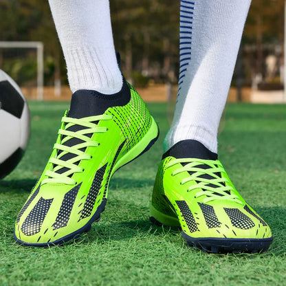 Men Professional Football Shoes Society TF/FG Soccer Shoes Cleats Original Indoor Football Field Boots Grass Training Sneakers