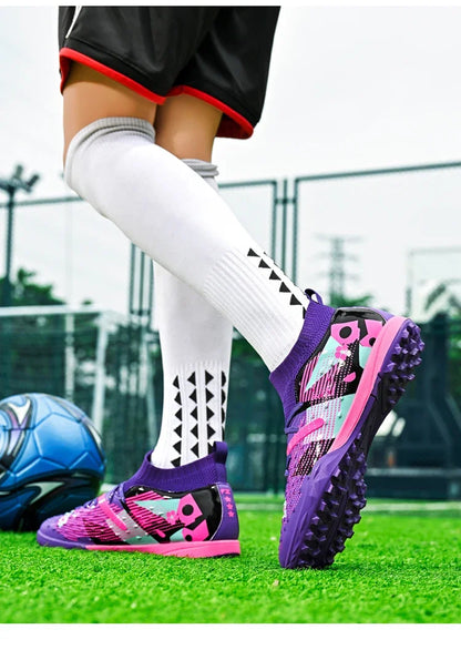 Nouvelles chaussures de football professionnelles pour hommes, crampons de football de société, chaussures de football d'intérieur, bottes d'entraînement originales, chuteira de terrain rapide